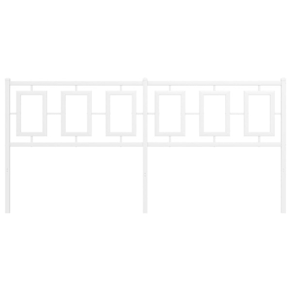 Cabeceira de cama 180 cm metal branco M 3