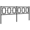Cabeceira de cama 180 cm metal preto 2