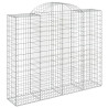 Cestos gabião arqueados 20 pcs 200x50x160/180 ferro galvanizado 3