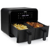 Frigorífico a ar Princess Double Basket Airfryer 182068 8L preto 3