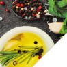 Tapete de cozinha lavável 45x150 cm veludo padrão especiarias 3