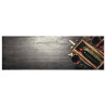 Alfombra de cocina lavable terciopelo botella de vino 60x180 cm 2