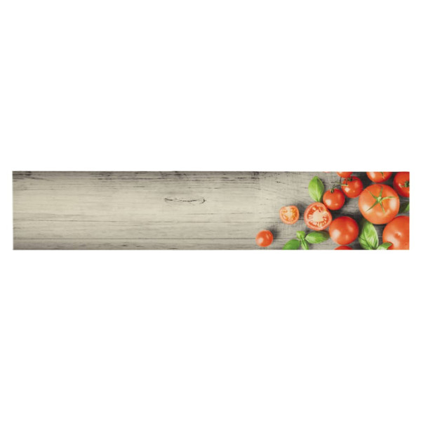 Alfombra de cocina lavable terciopelo tomates 60x300 cm M 2