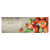 Alfombra de cocina lavable terciopelo tomates 60x180 cm 2
