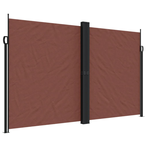 Toldo lateral retrátil 200x1200 cm castanho M 2