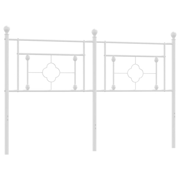 Cabecero de metal blanco 160 cm M 2