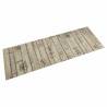 Alfombra de cocina lavable terciopelo estampado valla 45x150 cm 1