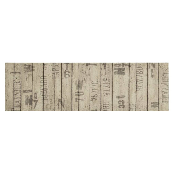 Tapete de cozinha lavável 45x150 cm veludo padrão cerca M 2