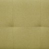 Sofá cama con dos almohadas de poliéster verde 4
