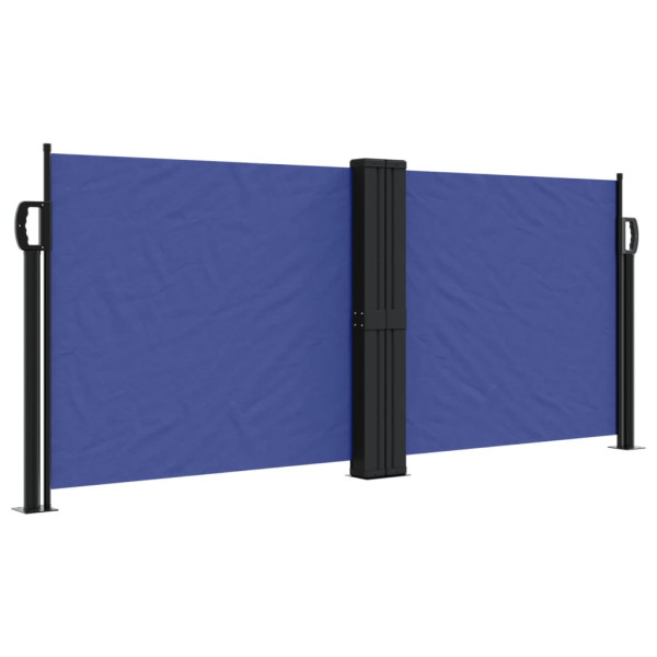 Toldo lateral retrátil 100x1000 cm azul M 2