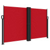 Toldo lateral retráctil rojo 140x1000 cm 2