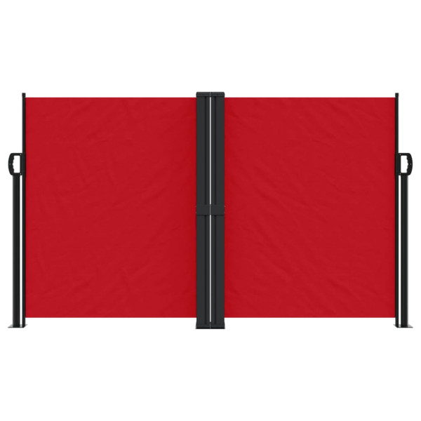 Toldo lateral retráctil rojo 140x1000 cm M 3