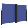 Toldo lateral retráctil azul 140x1000 cm 2