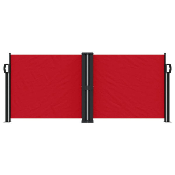 Toldo lateral retráctil rojo 100x1000 cm M 3
