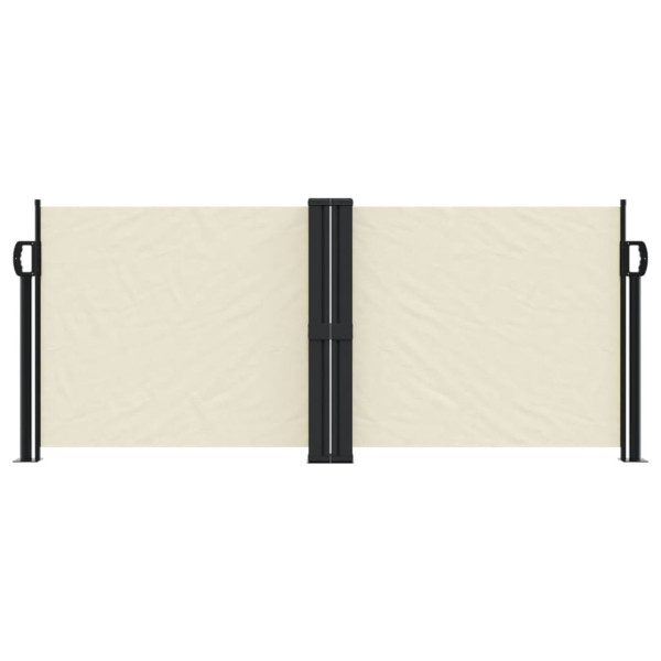 Toldo lateral retrátil 100x1000 cm creme M 3