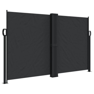 Toldo lateral retrátil 140x1000 cm preto H