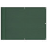 Pantalla de balcón 100% poliéster Oxford verde oscuro 75x700 cm 2