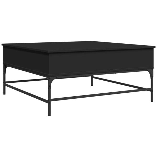 Mesa de centro 95x95x45 cm derivados de madeira/metal preto M 2