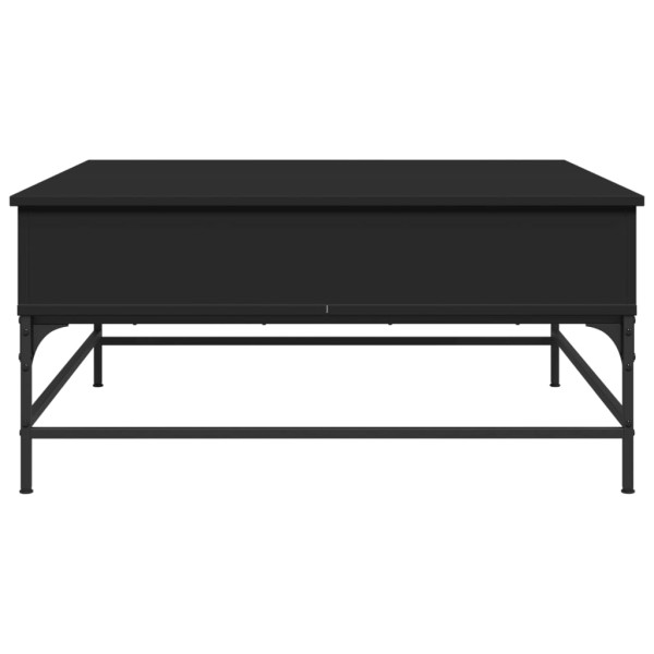 Mesa de centro 95x95x45 cm derivados de madeira/metal preto M 5