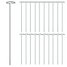 Tutores para plantas 20 unidades acero verde oscuro 40 cm 3