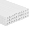 Calhas para cabos 25x25 mm 30 m PVC 5