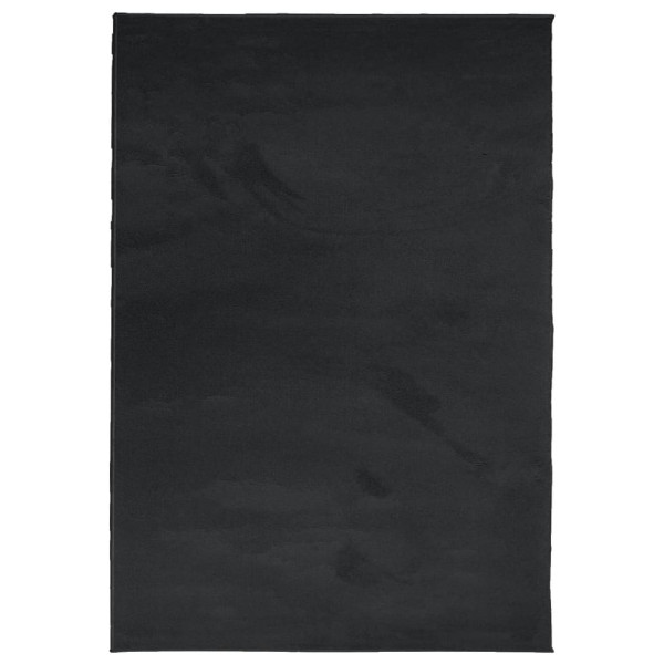 Tapete de pelo curto OVIEDO 200x280 cm preto M 2