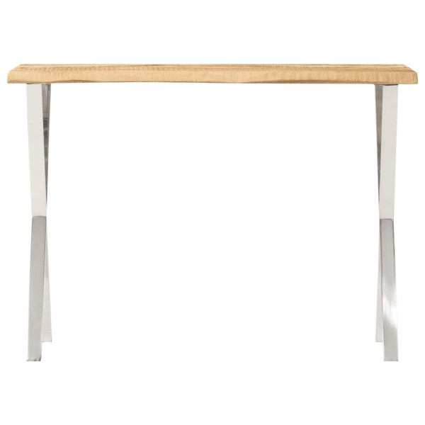 Mesa consola c/ borda viva 105x33x76cm madeira mangueira maciça M 2