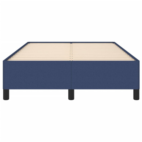 Estrutura de cama sem colchão 120x190 cm tecido azul M 5