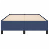 Estrutura de cama sem colchão 120x190 cm tecido azul 5