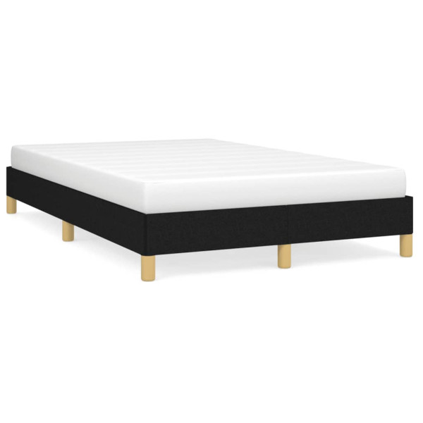 Estructura de cama tela negro 120x190 cm D