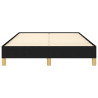 Estrutura de cama sem colchão preto 120x190 cm tecido 5