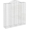 Cestos gabião arqueados 10 pcs 200x50x200/220 ferro galvanizado 3