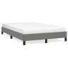 Estructura de cama tela gris oscuro 120x190 cm 1
