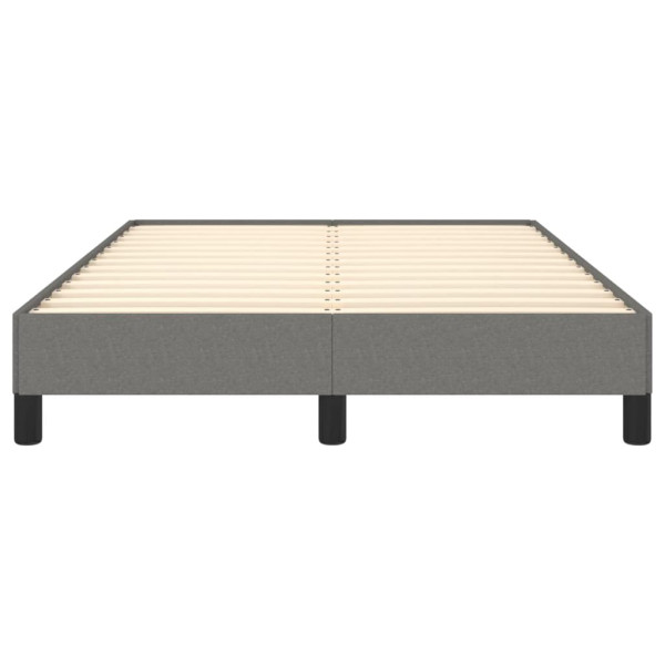 Estructura de cama tela gris oscuro 120x190 cm M 5