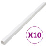 Calhas para cabos 33x33 mm 10 m PVC 1