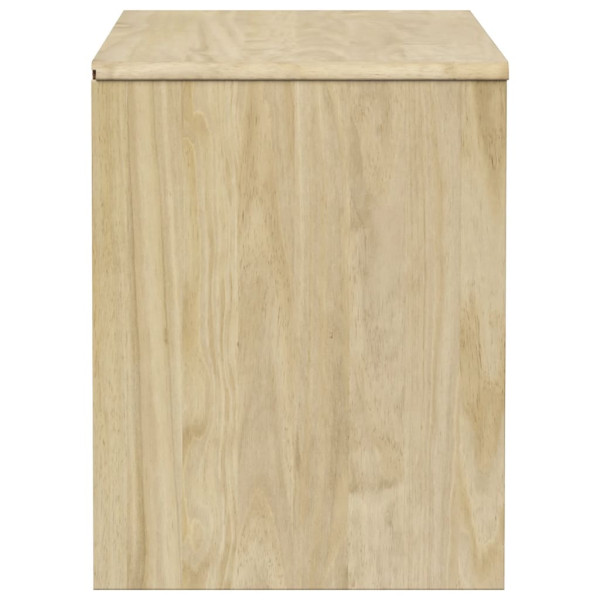 Mueble de TV SAUDA madera maciza pino color roble 99x43x55 cm M 5