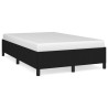 Estructura de cama tela negro 120x190 cm 1