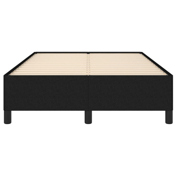 Estructura de cama tela negro 120x190 cm M 5