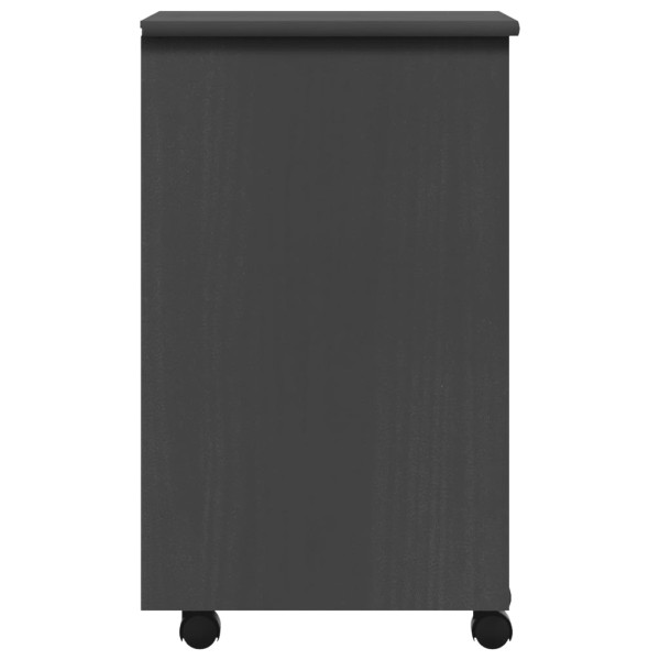 Cajonera con ruedas MOSS madera maciza de pino gris M 5