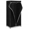 Roupeiro 75x50x160 cm preto 5