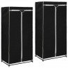 Roupeiros 2 pcs 75x50x160 cm preto 1