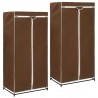 Roupeiros 2 pcs 75x50x160 cm castanho 1