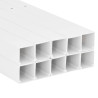 Calhas para cabos 100x60 mm 10 m PVC 5