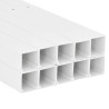 Calhas para cabos 150x50 mm 10 m PVC 5