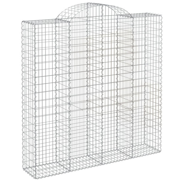 Cestos gabião arqueados 11 pcs 200x50x200/220 ferro galvanizado M 3