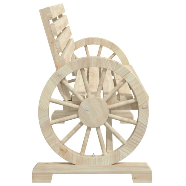 Banco de jardim 2 lugares madeira de abeto maciça M 5