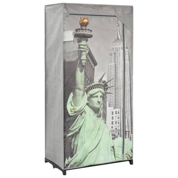 Armario de tela New York 75x45x160 cm D