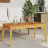Mesa de jantar p/ jardim 100x55x45 cm madeira de acácia maciça 1