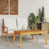 Mesa de comedor de jardín madera maciza de acacia 100x55x45 cm 3