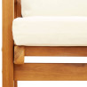 Set de muebles de jardín con cojines madera maciza acacia 5